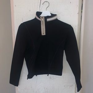 Ottolinger double collar zip top